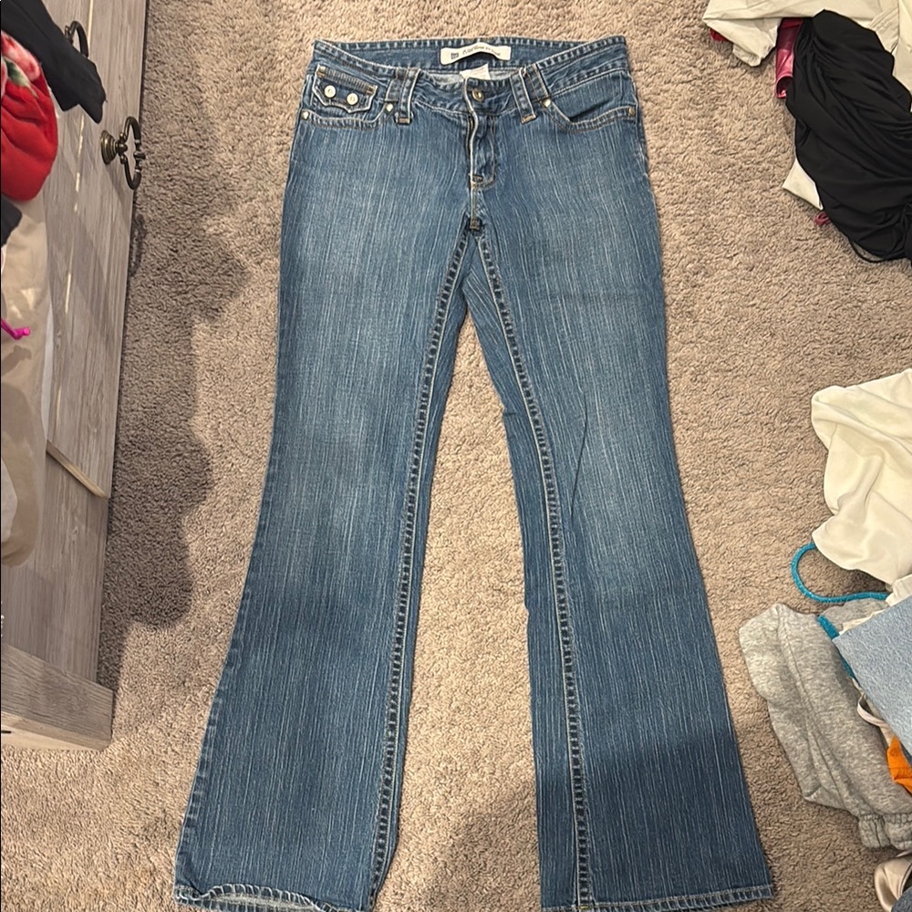 GAP Blue Flare Wide Leg Jeans